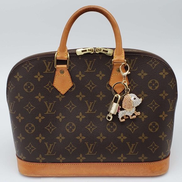 Authentic Louis Vuitton Lock & Key with unbranded Bagcharm, Keycharm, Keychain - Picture 7 of 7